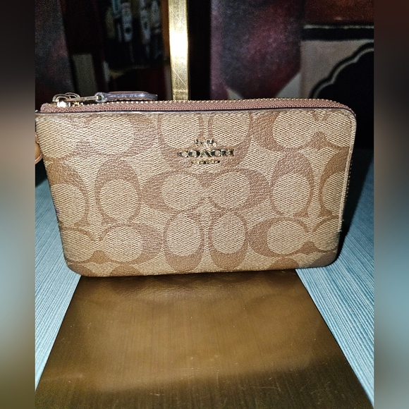 Coach Handbags - Coach Brown Signature Wallet